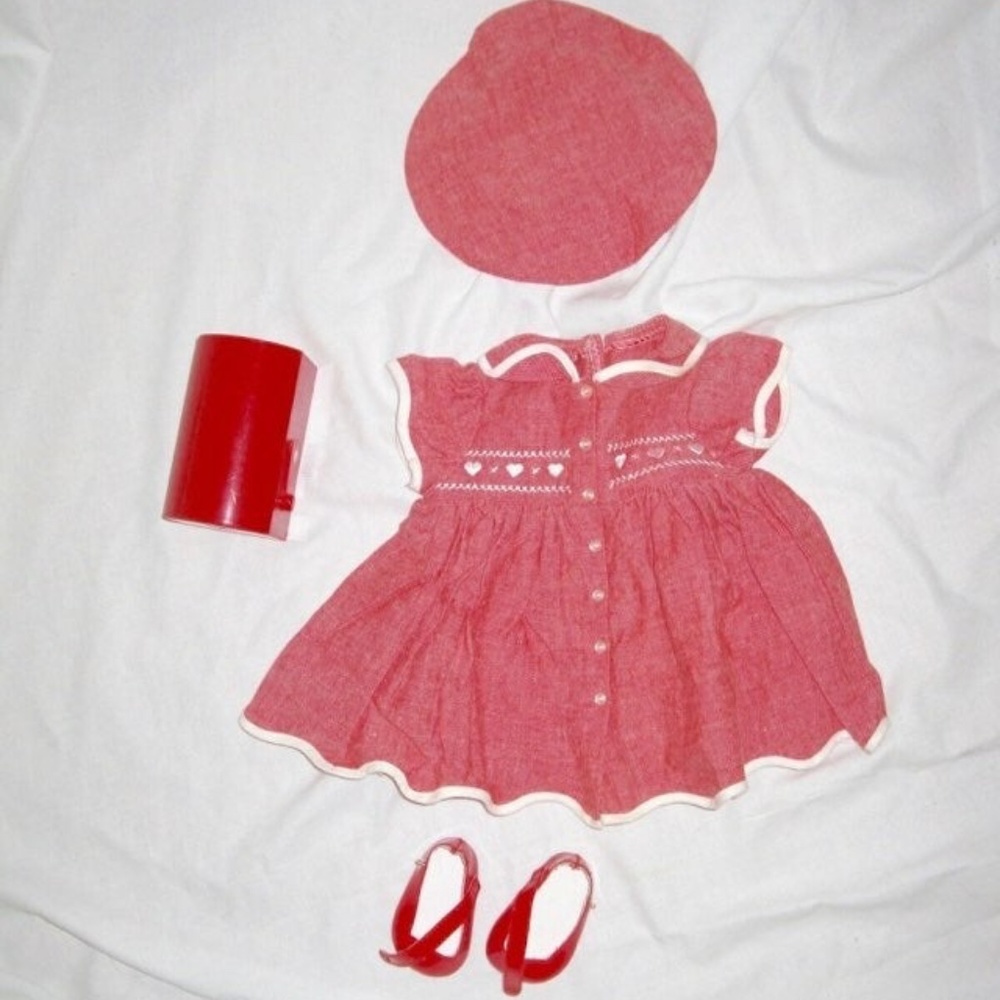 American Girl Bitty Baby Valentines Outfit